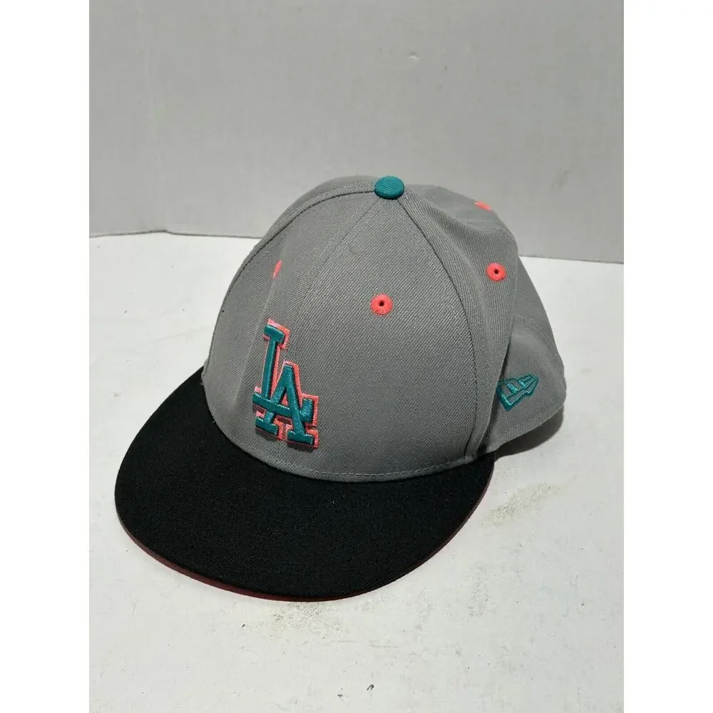 Los Angeles Dodgers 7.5 Hat 1981 Cap 59Fifty World Series Gray New Era RARE READ
